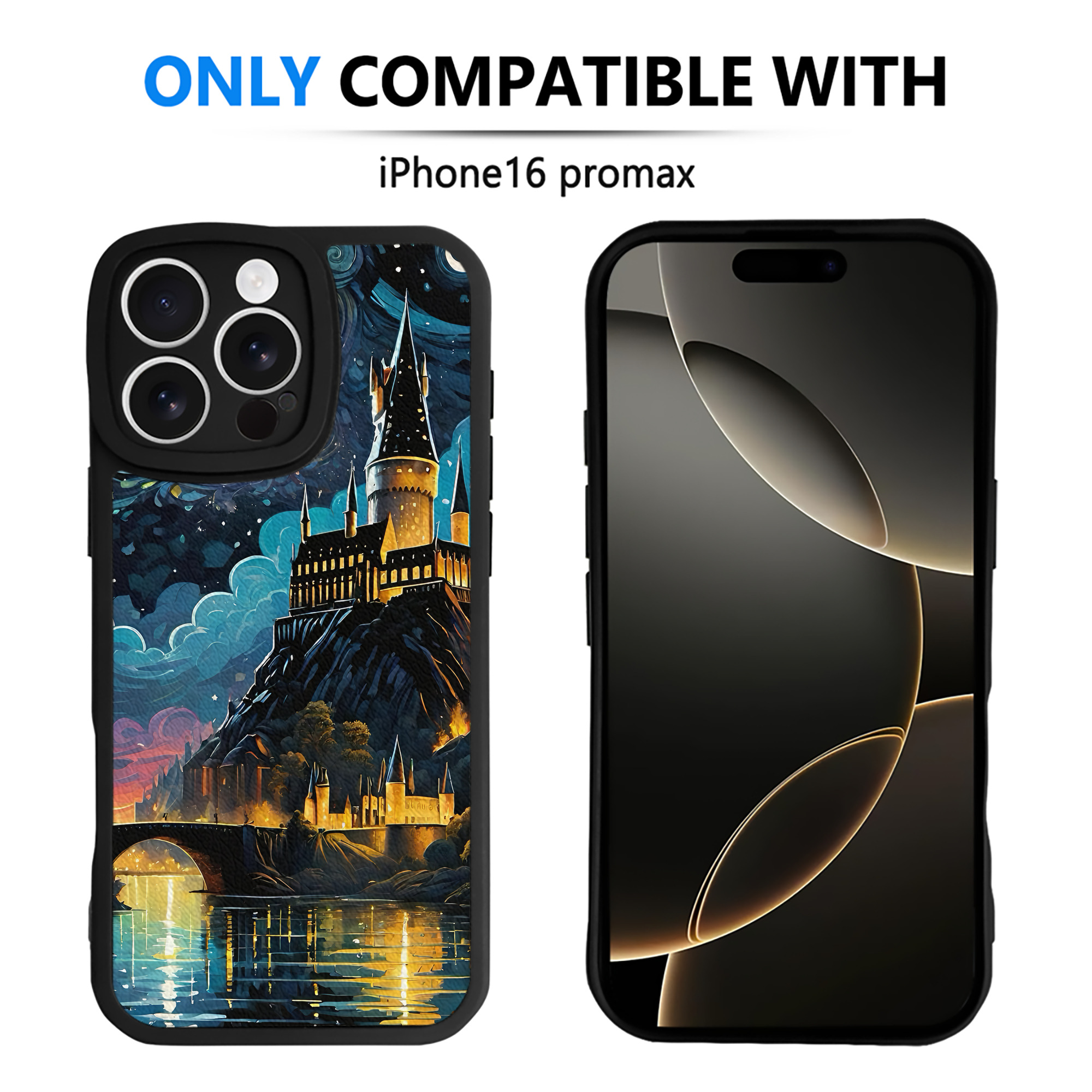 （画像用） Harry Potter ハリー・ポッターシリーズ 【iPhone 16シリーズ対応】シリコンスマホケース（レザー調） 材質：シリコン